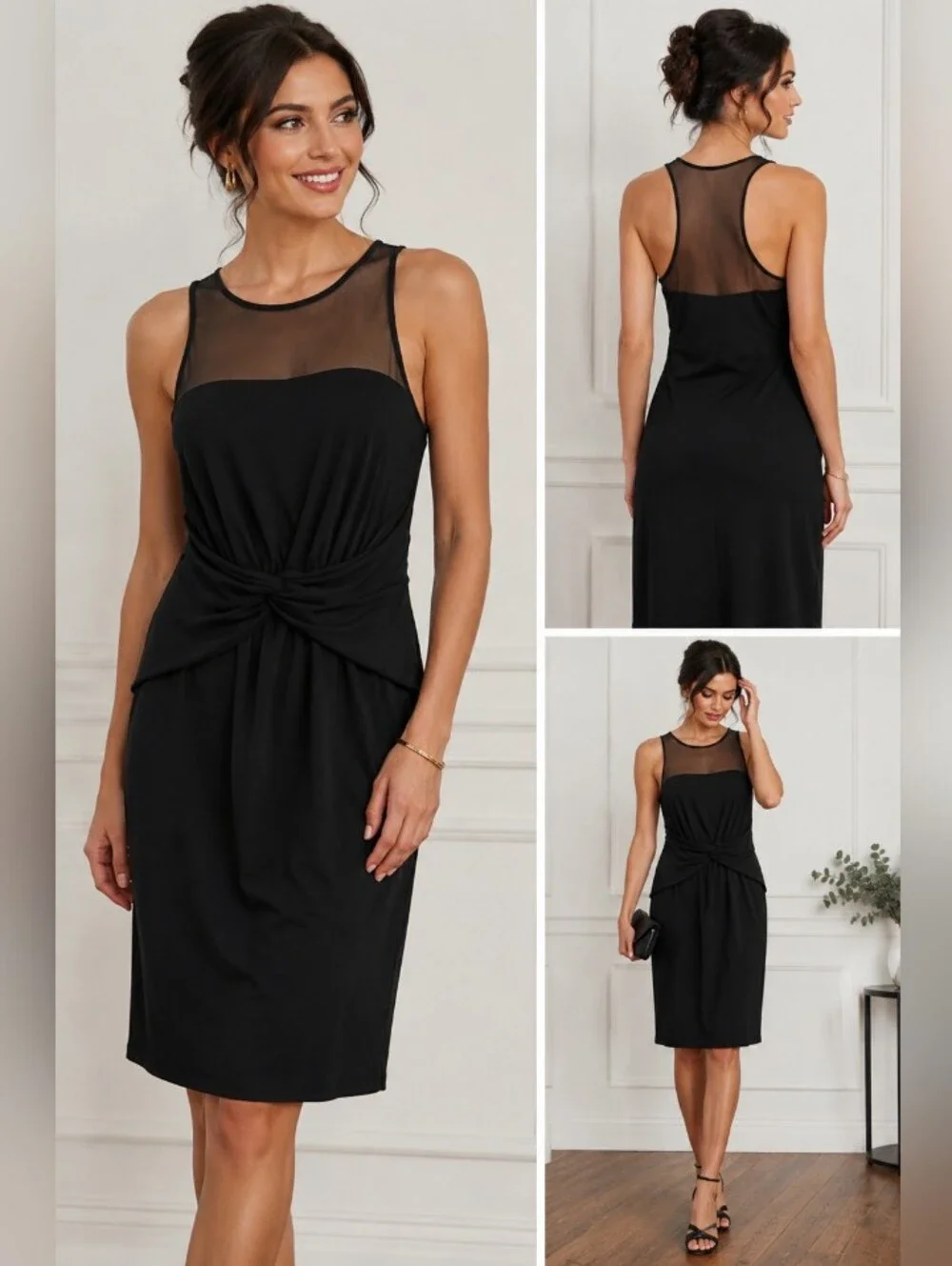 vintage inspired cocktail dress STYLE sleeve:off-shoulder Cicinia Pearl Pink Homecoming Size:F.2XL quality fabric